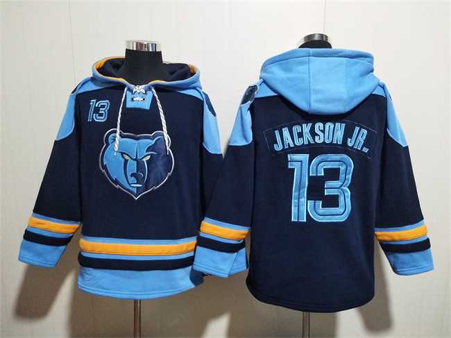 Men's Memphis Grizzlies #13 Jaren Jackson Jr. Navy Ageless Must-Have Lace-Up Pullover Hoodie,We sell and wholesale Men's Memphis Grizzlies #13 Jaren Jackson Jr. Navy Ageless Must-Have Lace-Up Pullover Hoodie on line form chian!
